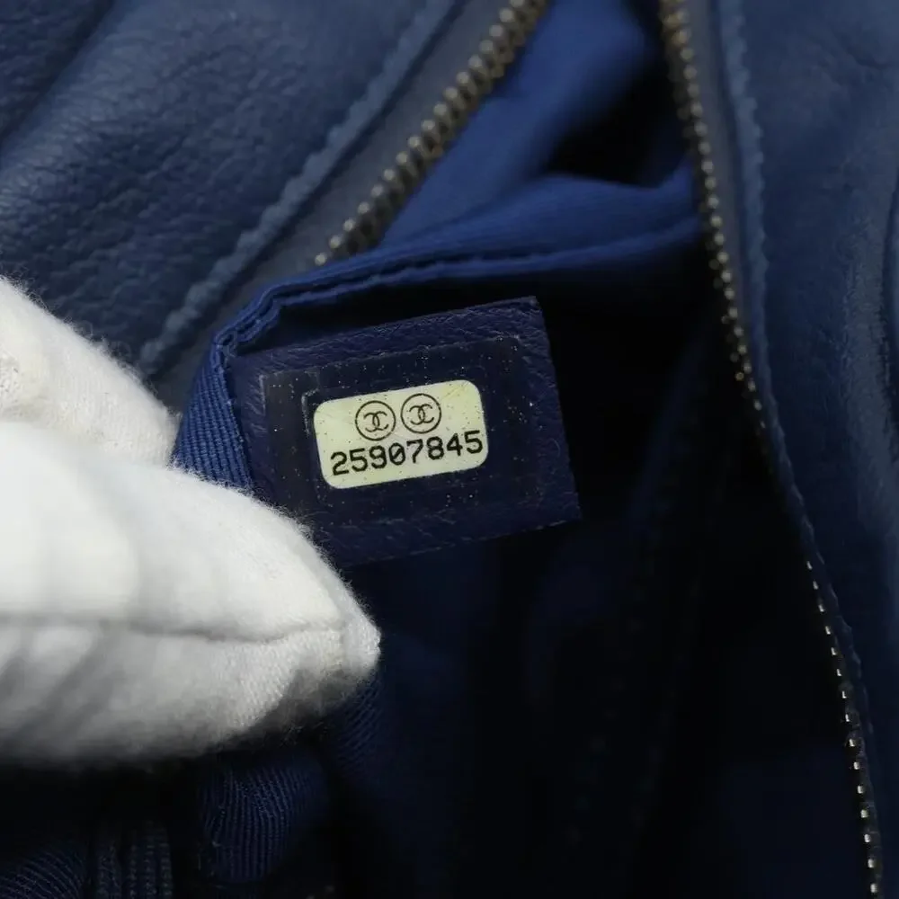 Chanel Chain Gabriel De Bag Caviar Skin Blue